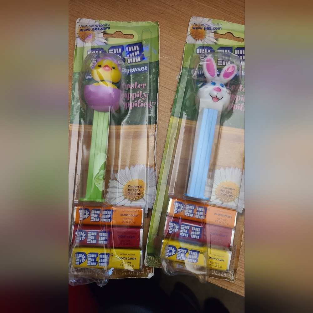 Easter Pez Dispensers with Candy